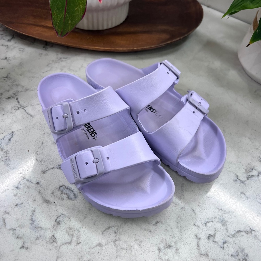 Birkenstock Arizona EVA Sandals Lavender Purple Women 36 L5 Slide 129443